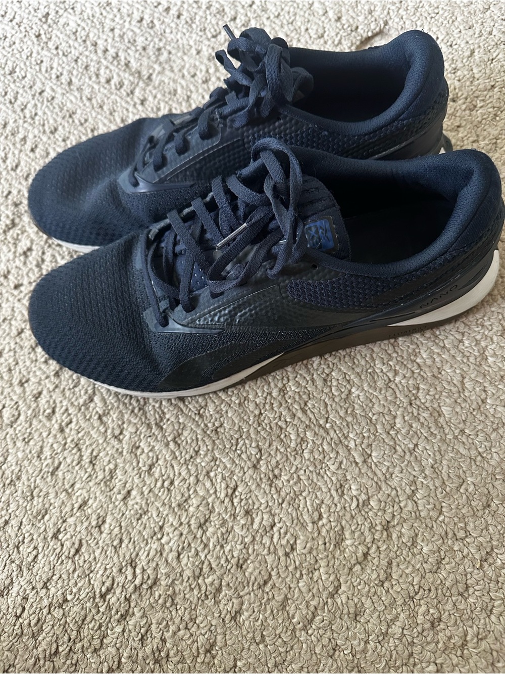 Reebok Men's Navy Athletic Sneakers